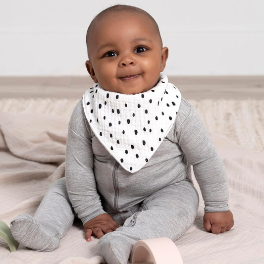 Gerber Unisex Baby Muslin Bandana Bibs