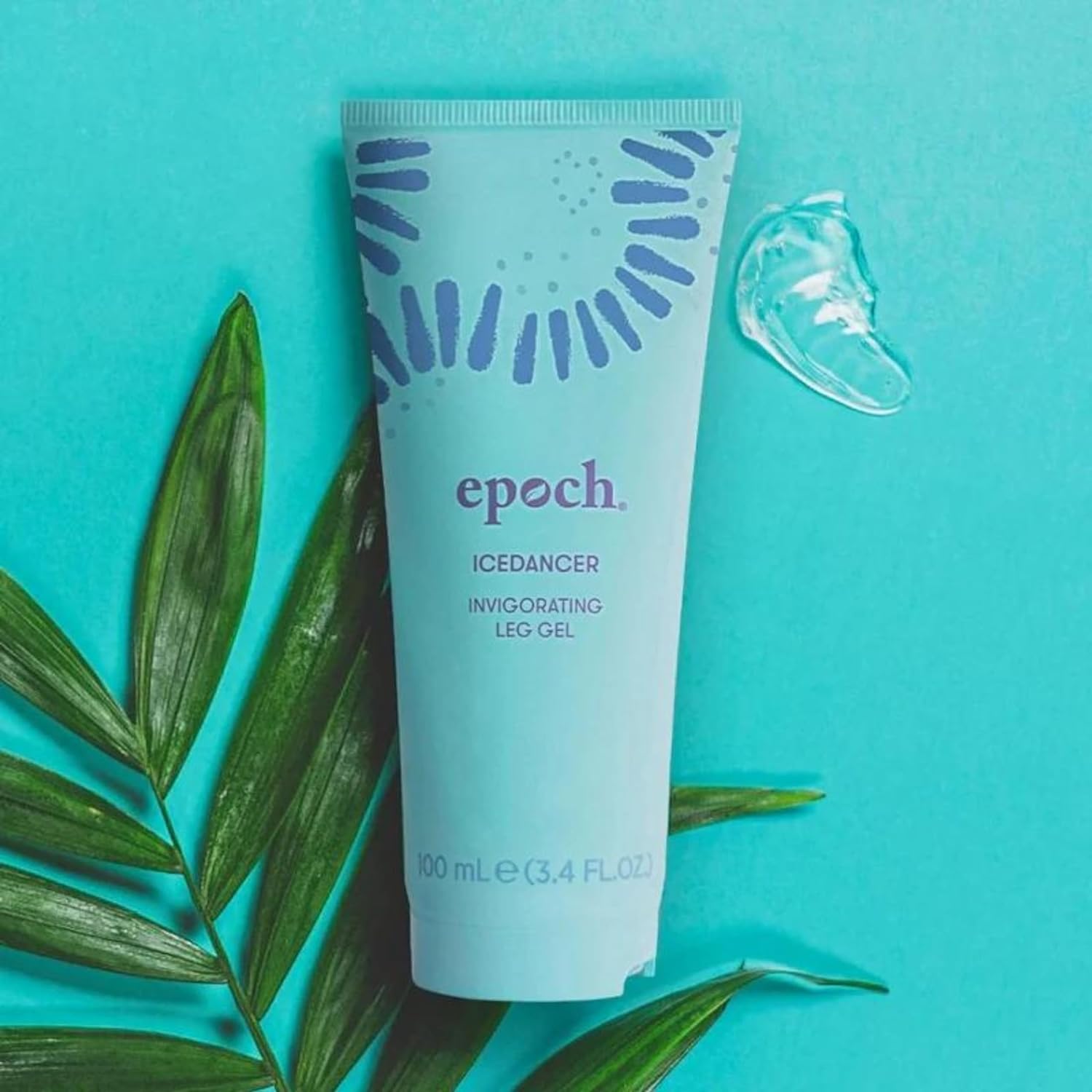 Nu Skin Epoch Ice Dancer - Invigorating Leg Gel | Natural Wild Mint, Horse Chestnut, and Refreshing Oils | Alcohol-Free Ache Gel | Soothes, Cools, and Revives Tired Legs, Health Support (100ml) : Health & Household