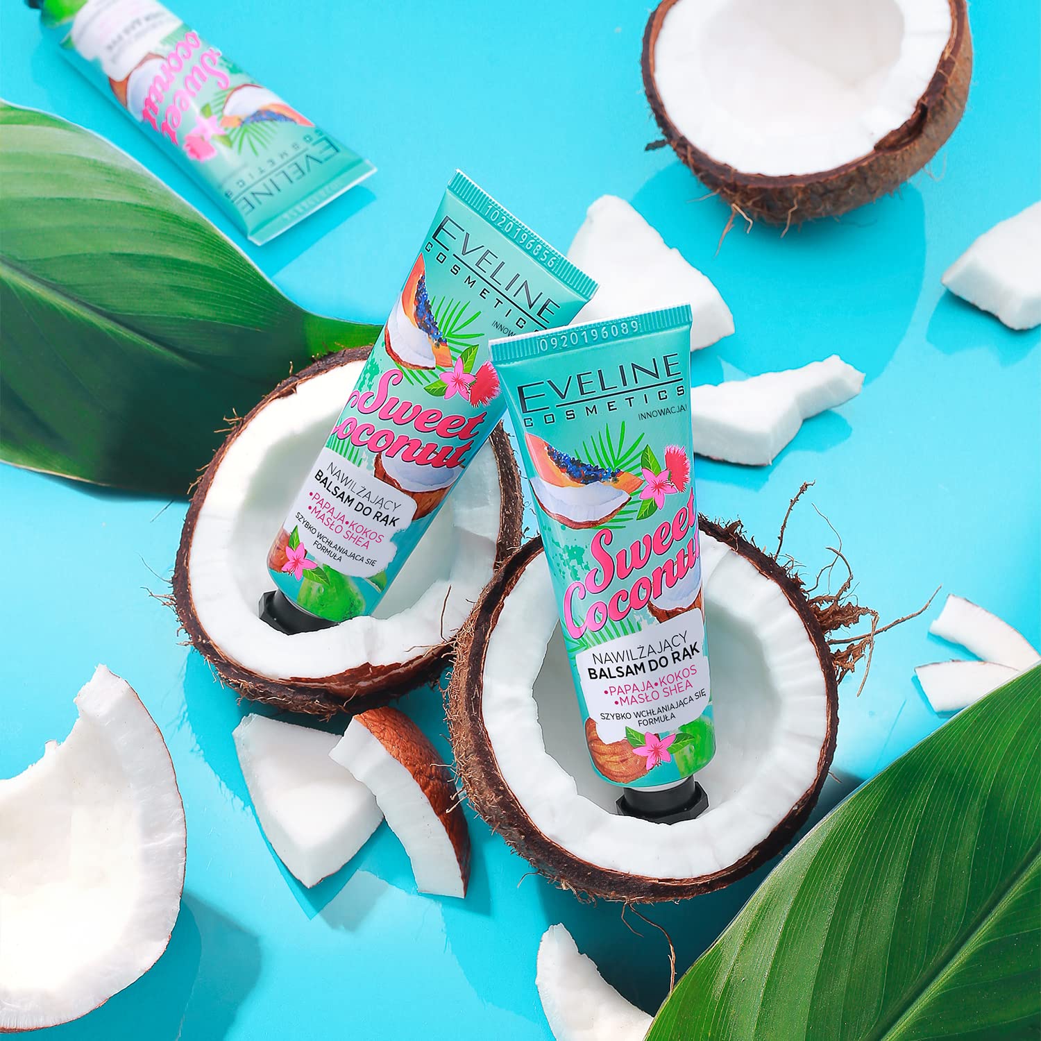 Eveline Hand Balm Cream Sweet Coconut Moisturising Soft Skin Care - 50Ml