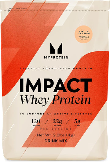Myprotein Impact Whey Protein Powder – Chocolate Brownie Flavour – 500G, 23G Of Protein Per Serving, Supports Muscle Building, Recovery & Lean Muscle Maintenance – 16 Servings