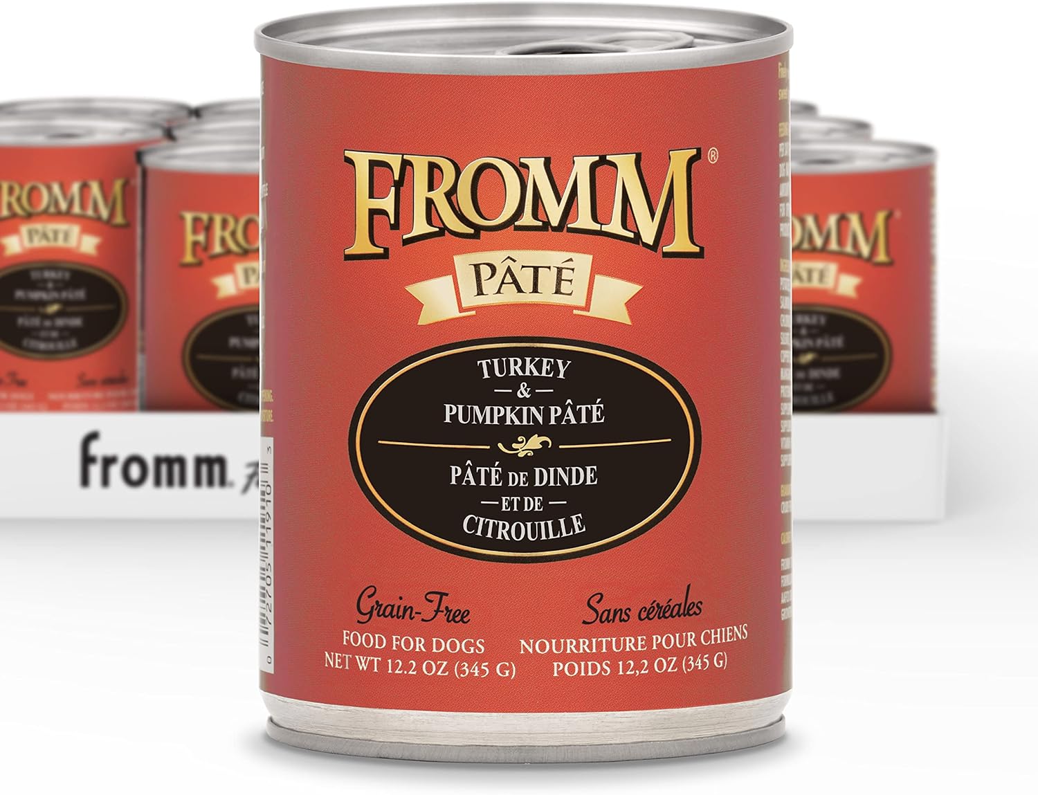 Fromm Turkey & Pumpkin Pate Dog Food - Premium Wet Dog Food - Turkey Recipe - Case Of 12 Cans