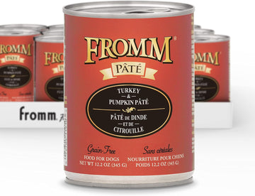 Fromm Turkey & Pumpkin Pate Dog Food - Premium Wet Dog Food - Turkey Recipe - Case Of 12 Cans