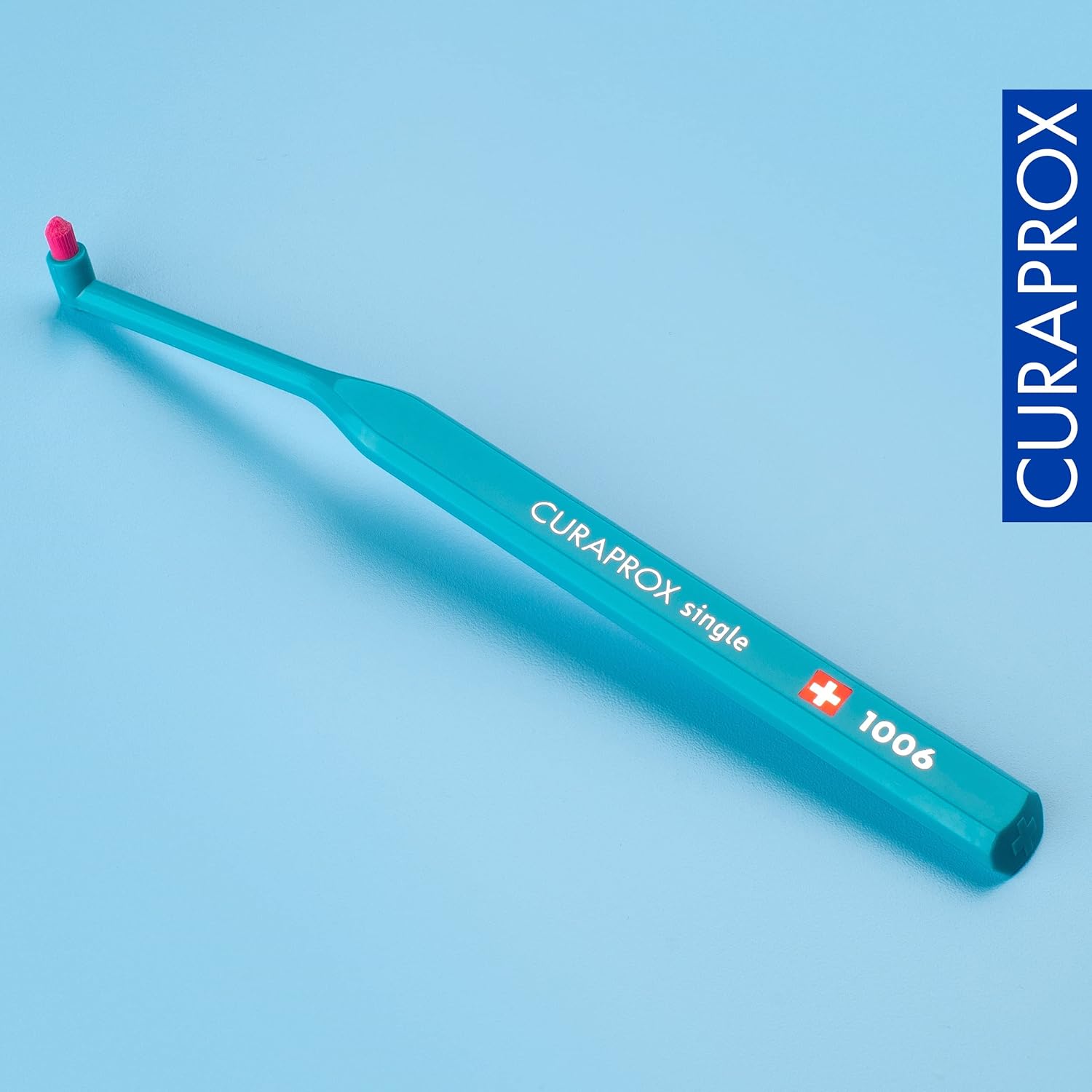 Curaprox Cs 1006 Single-Tuft Toothbrush – Precision Gumline Cleaning – Perfect For Braces, Implants & Solo Technique – Gentle Curen® Filaments For Pro-Level Oral Care