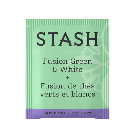 Stash Tea Green & White Fusion Green Tea - Caffeinated, Non-Gmo Project Verified Premium Tea With No Artificial Ingredients, 18 Count (Pack Of 6) - 108 Bags Total