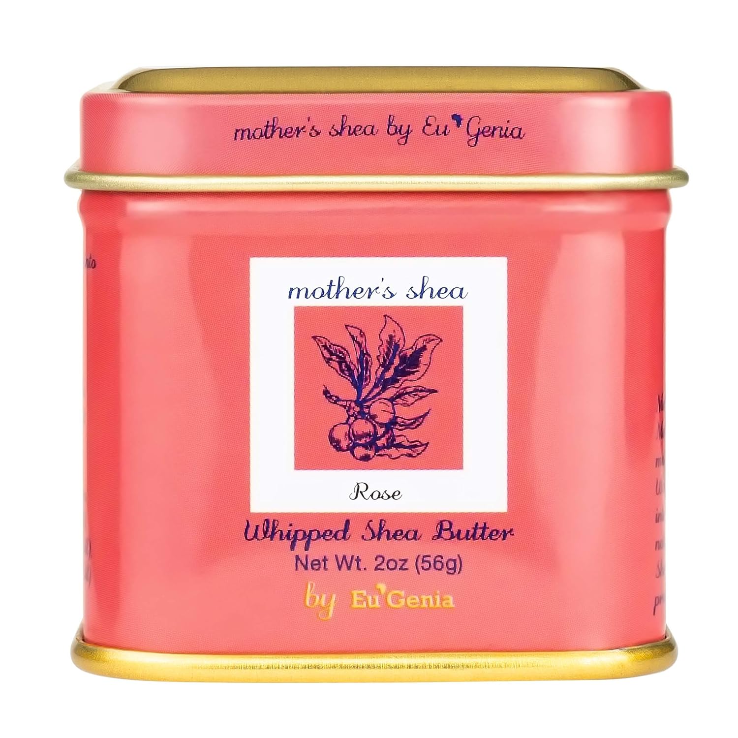 Mother'S Shea Whipped Shea Butter (Rose, 2 Oz Tins - Set Of 3) 100% Pure Raw Unrefined African Shea - Organic, Sustainably-Sourced Ingredients - Natural Skin & Hair Care