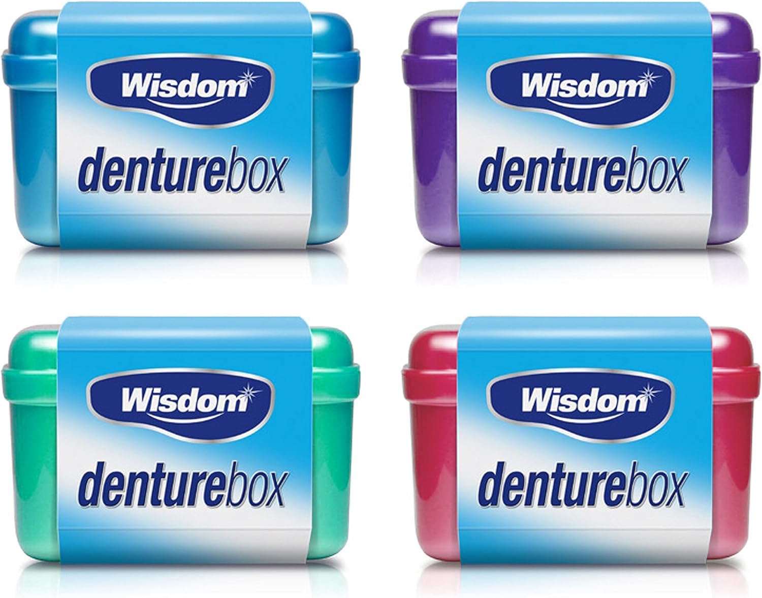 Wisdom Denture Retainer Mouth Guard Storage Case Container Box Hygienic Storage - Pack Of 12