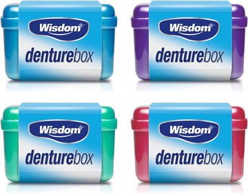 Wisdom Denture Retainer Mouth Guard Storage Case Container Box Hygienic Storage - Pack Of 12