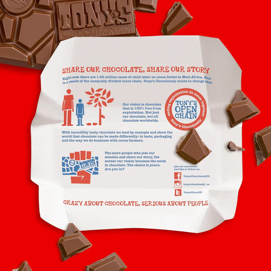 Tony'S Chocolonely White Chocolate Bar, 6.35 Ounces | Classic | Belgium | Holiday Gift, Chocolate Candy