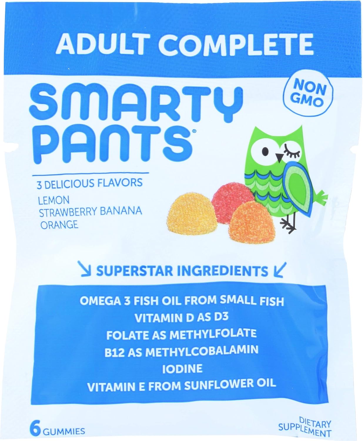 Smartypants All in One Multivitamin, D3, 0.56