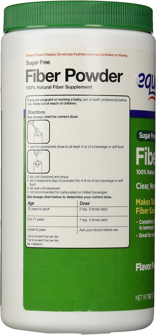 Equate Fiber Powder Clear Soluble - 125 Servings, 16.7 oz (1)