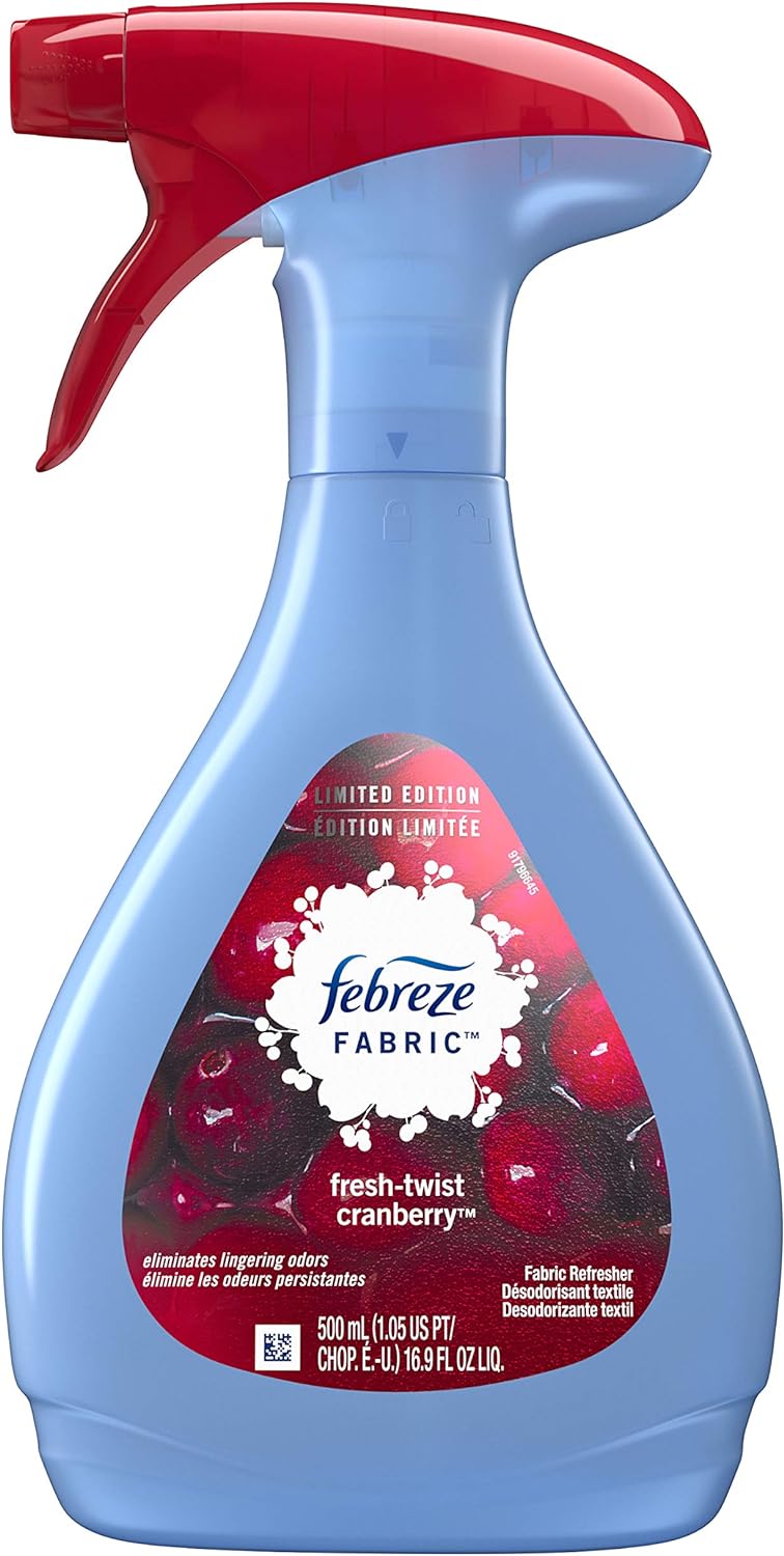 Febreze Twist Cranberry Fabric Freshener,16.9 Fl Oz (Pack of 1)