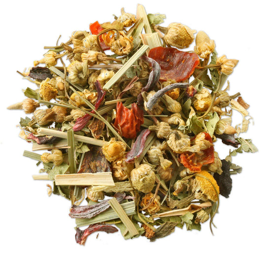 Tea Forte Chamomile Citron Loose Bulk Tea, 1 Pound Pouch, Organic Herbal Tea Makes 160-170 Cups