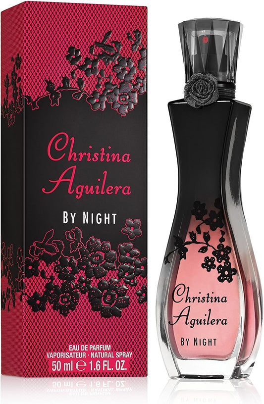 Christina Aguilera By Night Eau De Parfum (50Ml) Floral, Fruity & Oriental Scent, Luxury Fragrance For Women