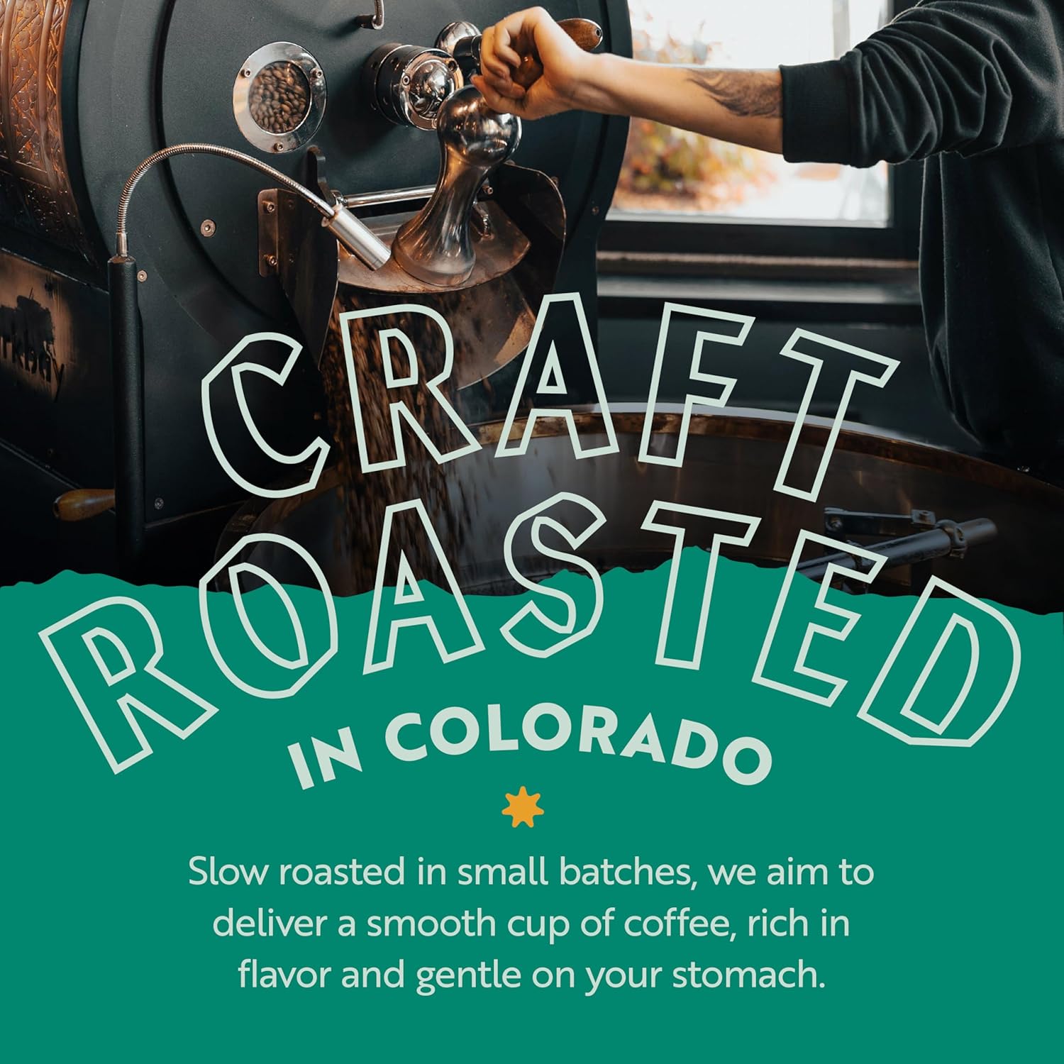 Clean Coffee Co. - Low Acid Dark Roast, Tested For Molds And Toxins, Honduras Blend, Notes Of Caramel, Dark Chocolate, And Toasted Malts (Whole Bean, 12 Oz Bag)