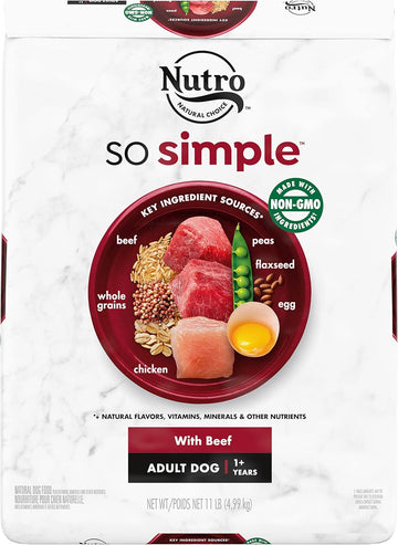 Nutro So Simple With Beef Adult Dog Food, 11 Lb