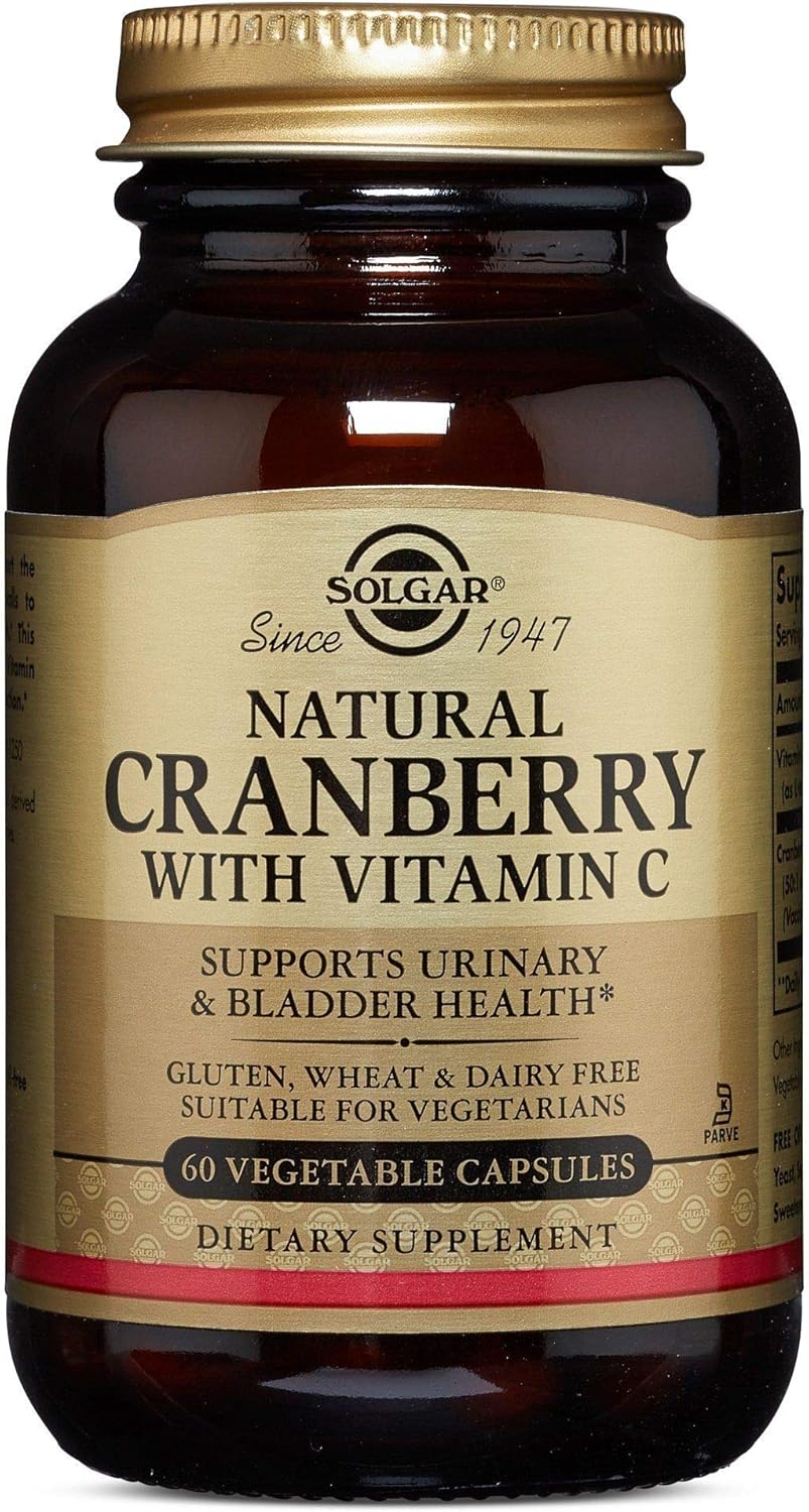 Solgar - Cranberry Extract With Vit C, 60 Veggie Caps
