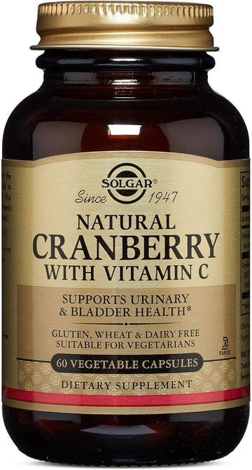 Solgar - Cranberry Extract With Vit C, 60 Veggie Caps
