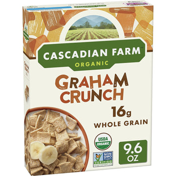 Cascadian Farm Organic Graham Crunch Cereal, 9.6 oz