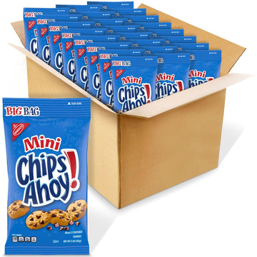 Chips Ahoy! Mini Original Chocolate Chip Cookies, Big Bag, 24 - 3 Oz Packs