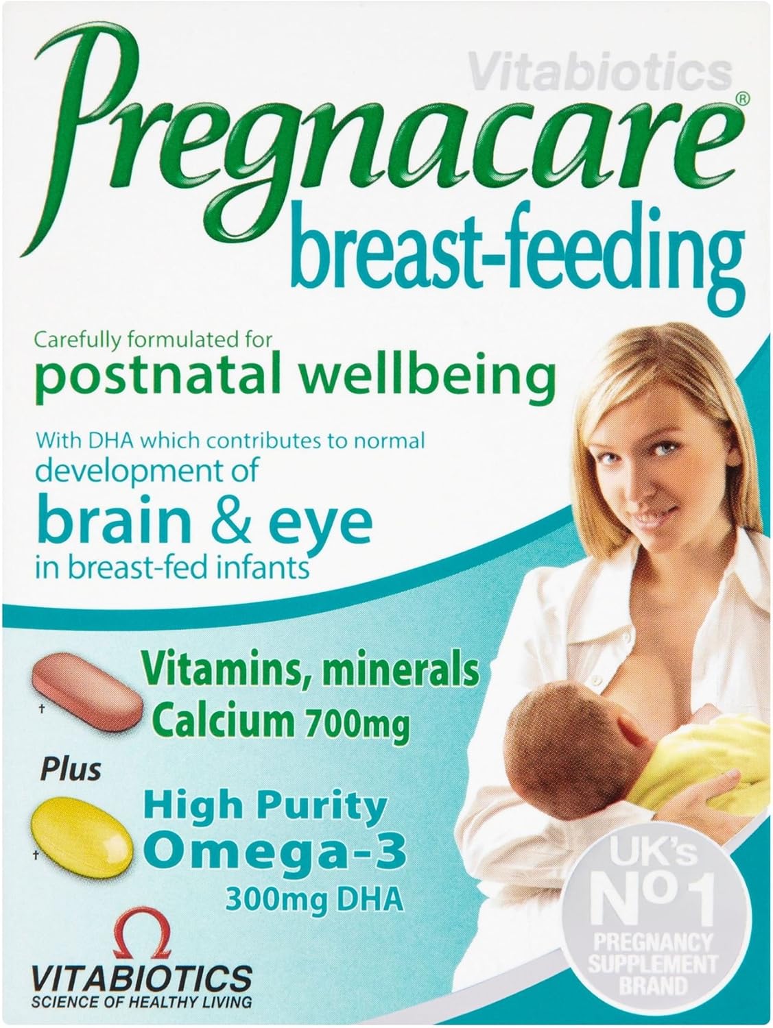 4 Units (Bulk Pack) Vitabiotics Pregnacare Breast-Feeding Dual Pack 84 Tablets / Capsules