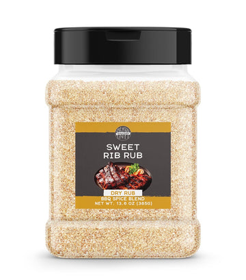 Birch & Meadow Sweet Rib Rub, 13.6 Oz, Sweet & Tangy Flavor, Bbq Dry Rubs