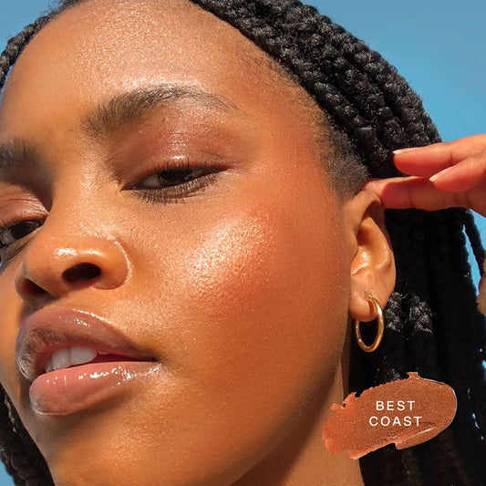 Tower 28 Beauty Bronzino Illuminating Cream Bronzer For Sensitive Skin – Moisturizing, Silicone-Free, Vegan And Cruelty-Free – Color Best Coast, Dark Warm Bronze