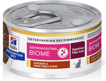 Hill'S Prescription Diet Gastrointestinal Biome Digestive/Fiber Care Chicken & Vegetable Stew Wet Cat Food, Veterinary Diet, 2.9 Oz. Cans, (Pack Of 24)