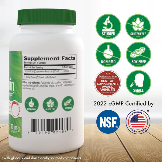 Health Thru Nutrition Capsanthin 40Mg - Ultimate Eye Supplement | Heal