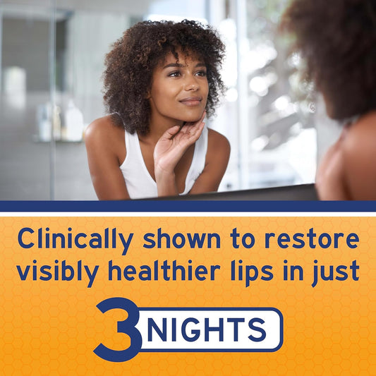 Neosporin Lip Health Overnight Renewal Therapy, 0.27 Oz, Pack Of 2