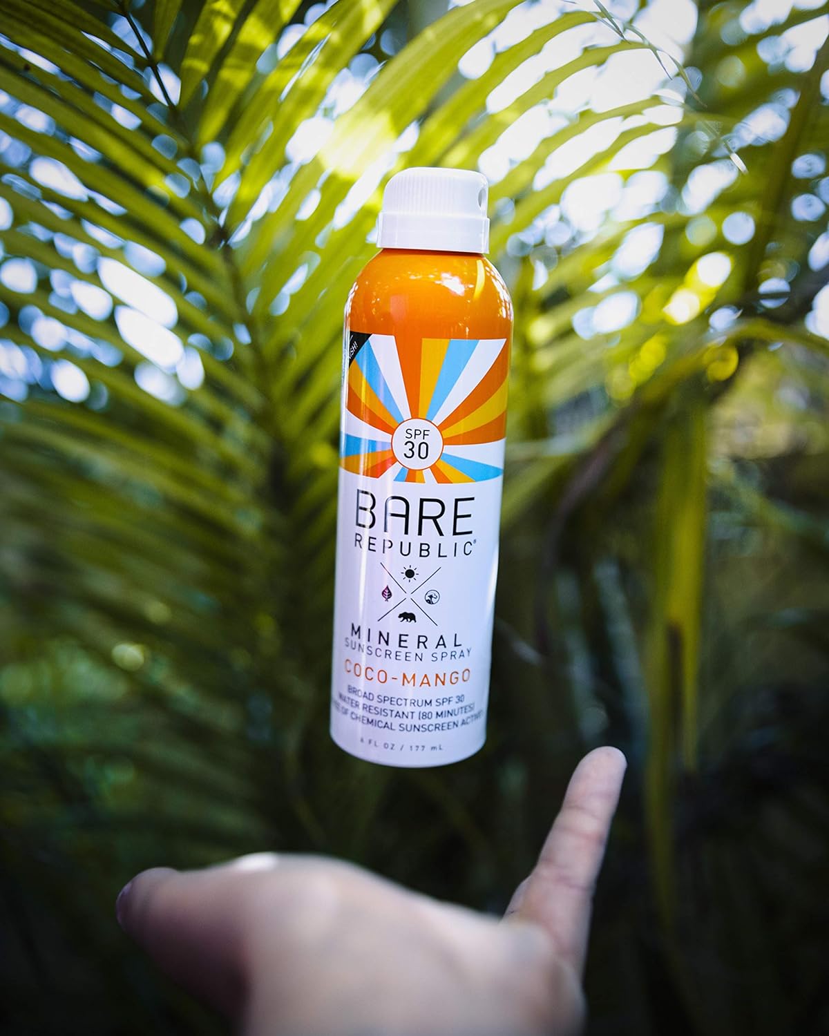 Bare Republic Mineral Spf30 Coco-Mango Sunscreen Spray 6oz : Beauty & Personal Care