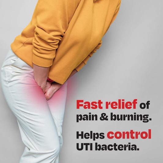 Cystex Dual Action Uti Pain Relief & Prevention Tablets – 2-In-1 Formula Relieves Discomfort & Slows Bacterial Growth – Non-Staining, Fsa/Hsa Eligibl, (48 Count)