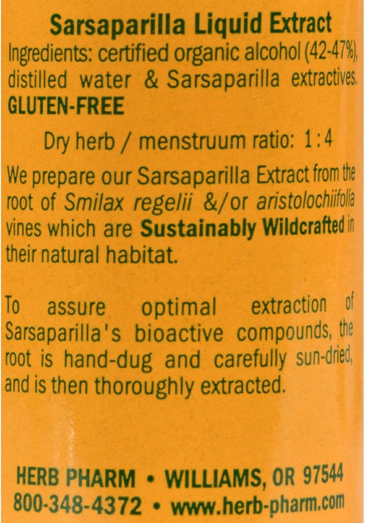 HERB Pharm Sarsaparilla Extract, 1 FZ