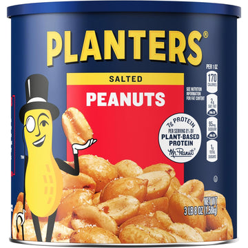 Planters Salted Peanuts (56 Oz Canister)