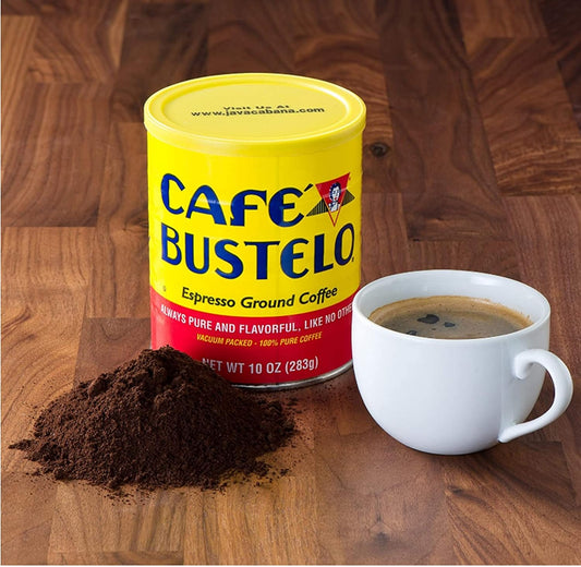 Café Bustelo Espresso Dark Roast Ground Coffee, 10 Ounces (Pack Of 4)