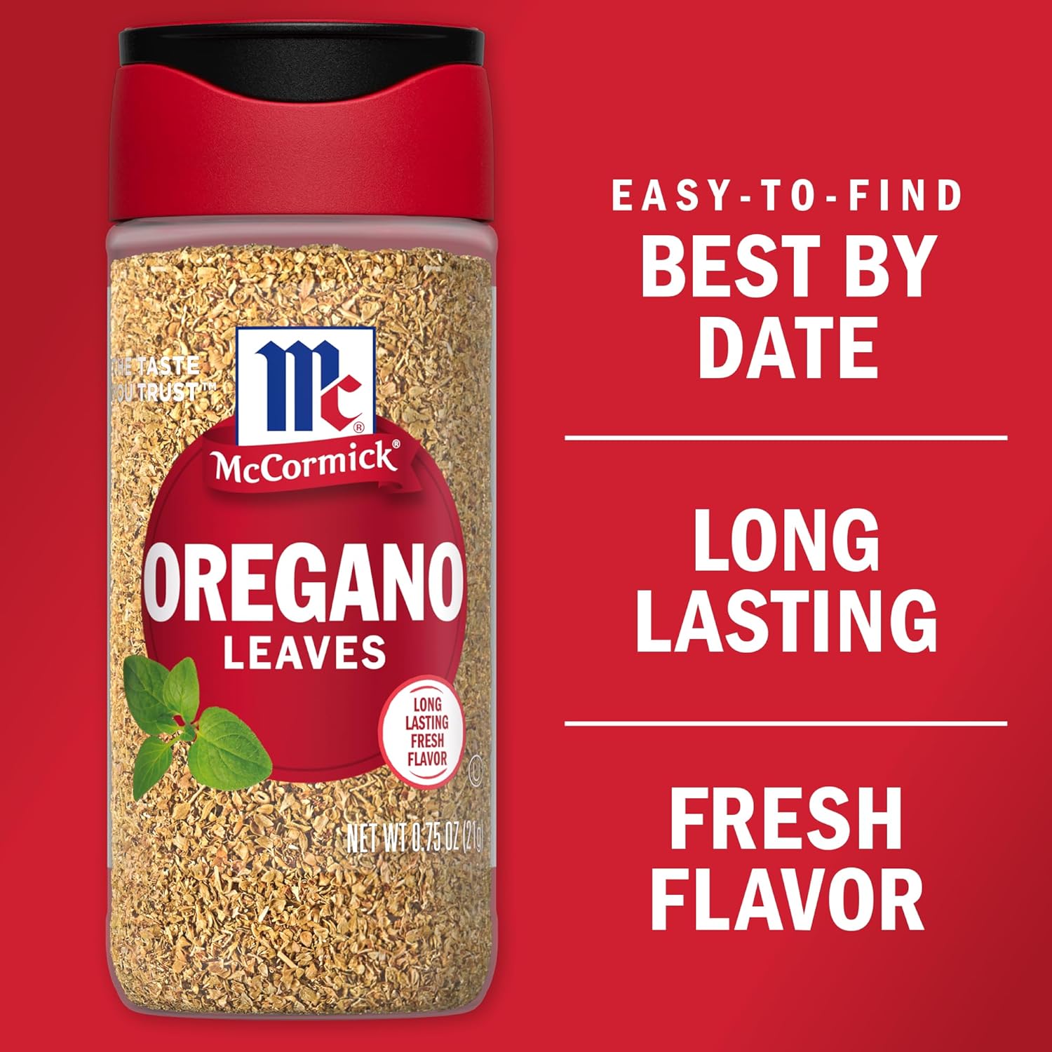 Mccormick Oregano Leaves, 0.75 Oz (Pack Of 6)