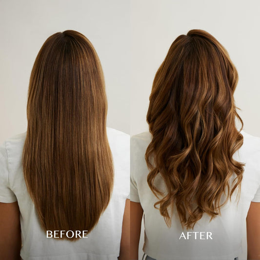 Kristin Ess 3-In-1 Titanium Curling & Straightening Iron With Heat Protectant Spray - 1 1/4" Dual Voltage Ionic Professional Styler