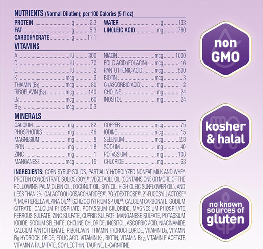 Enfamil Neuropro Gentlease Baby Formula, Brain Building Dha, Humo6 Immune Blend, Designed To Reduce Fussiness, Crying, Gas & Spit-Up In 24 Hrs, Has Prebiotics To Promote Softer Stools, Baby Milk, 35.2 Oz (Pack Of 4)