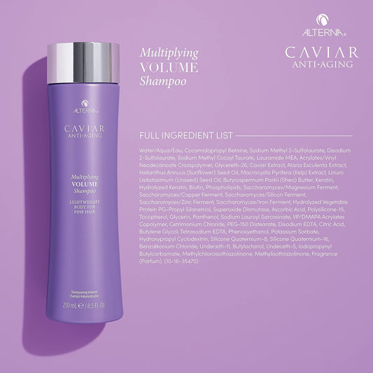 Caviar Anti-Aging Multiplying Volume Shampoo | For Fine, Limp Or Thin Hair | Create Instant Volume And Thickness | Sulfate Free