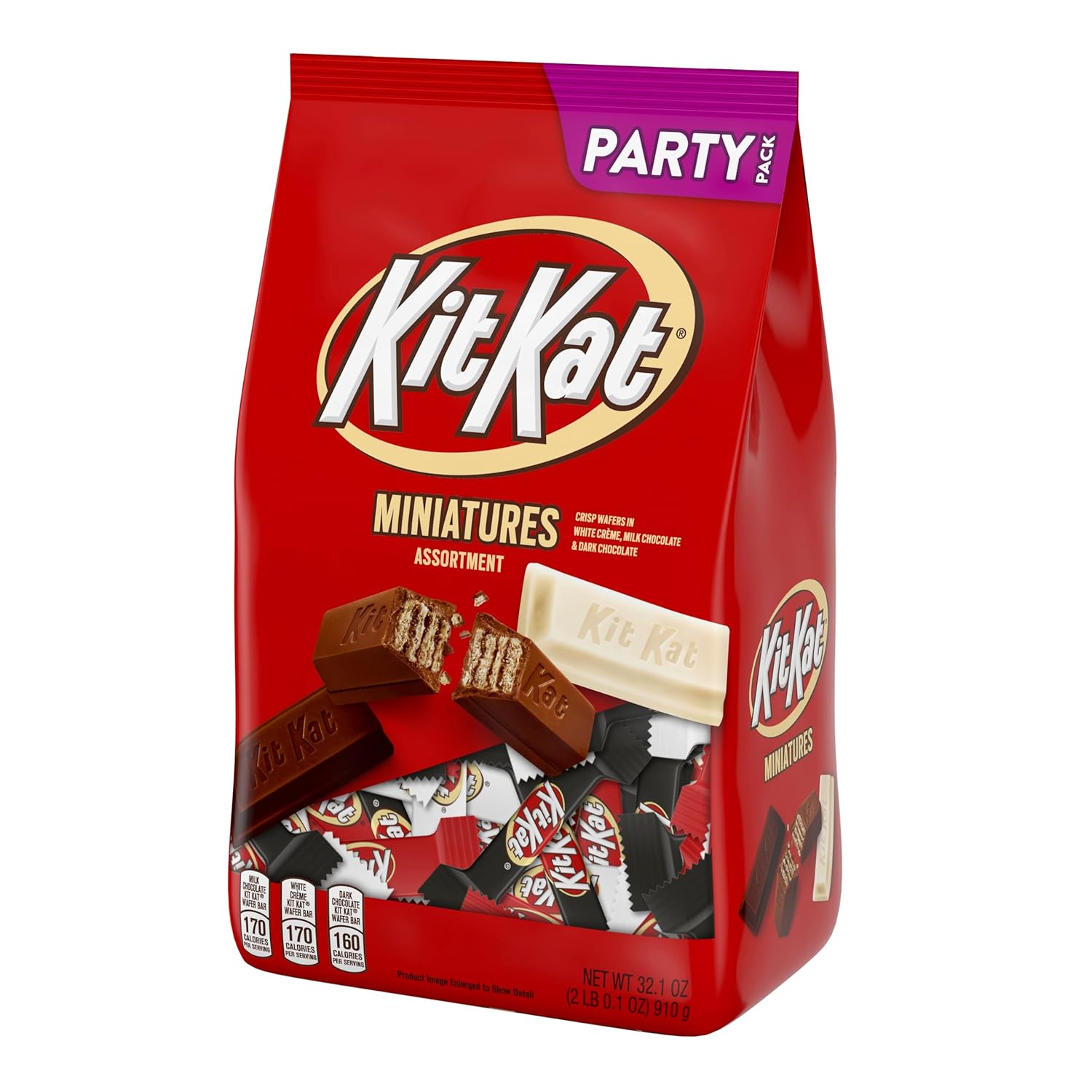 Kit Kat Party Miniatures Pack Bag, 32.1 Oz