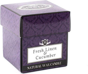 Mystix London | Fresh Linen & Cucumber Scented Candle x 5, 8cl