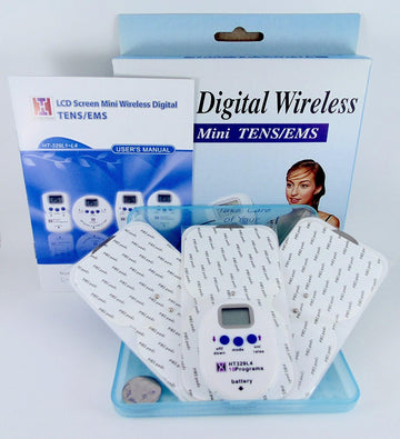 Digital Portable Tens and EMS Machine | Wireless Remote Controlling | 3 Self-Adhesive Electrode Pads| 2-in-1 Pain Reliever and Nerve Stimulator | Perfect on The go Pain Relief | Healthcare World : Amazon.co.uk: Health & Personal Care