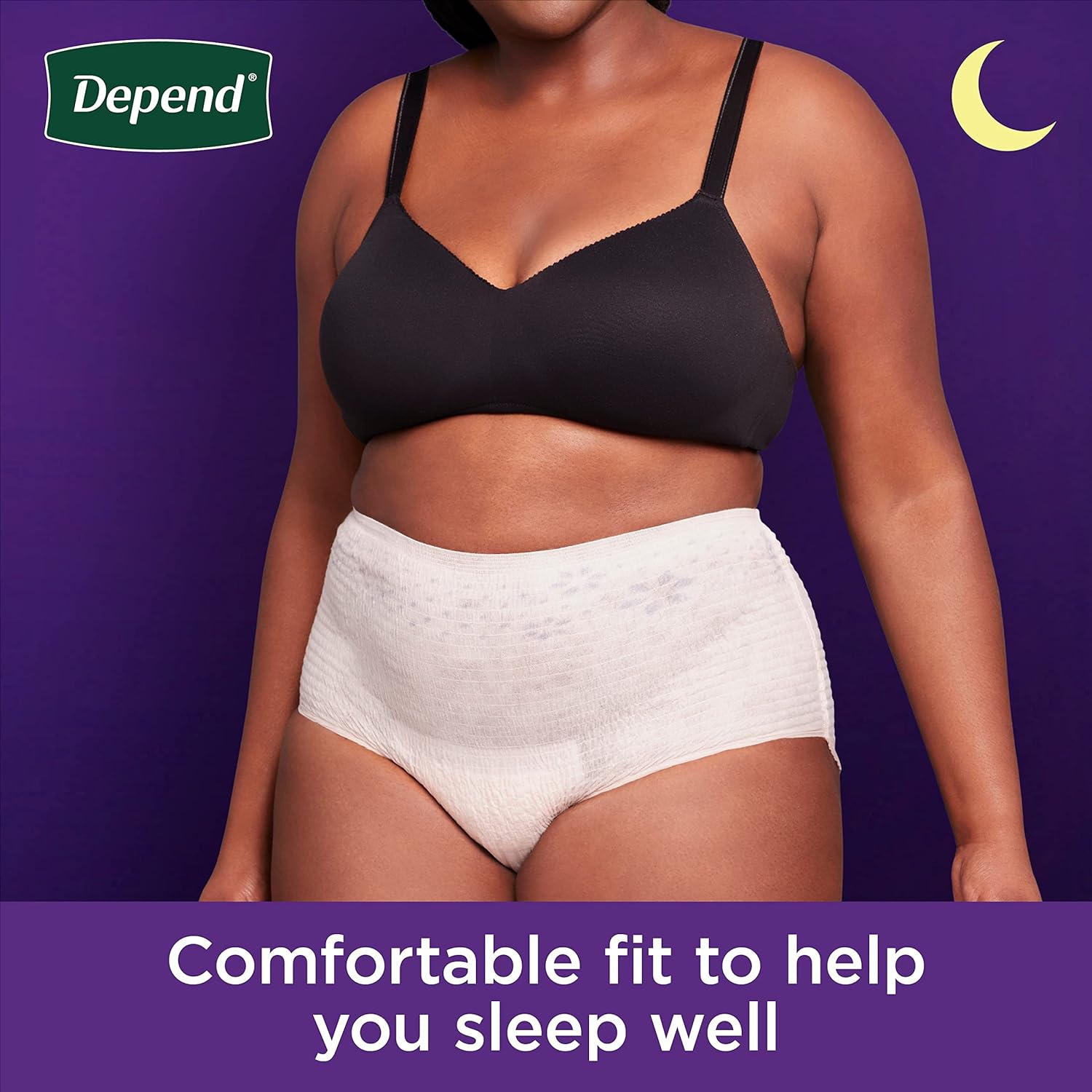 Depend Night Defense Adult Incontinence & Postpartum Bladder Leak Underwear for Women, Disposable, Overnight, Extra-Extra-Large, Blush, 40 Count (4 Packs of 10), Packaging May Vary : Health & Household