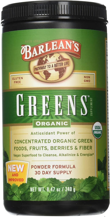 Barlean's Greens Powder 8.46 Ounce