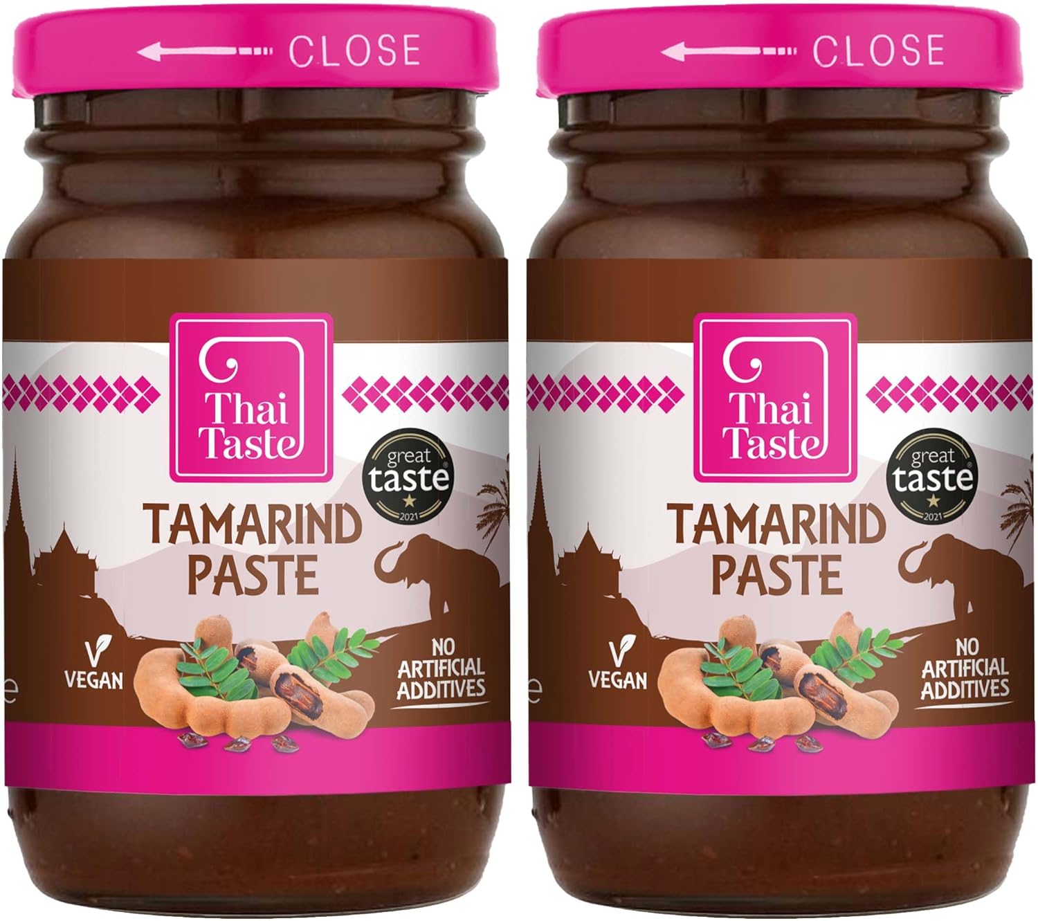Thai Taste Tamarind Paste (Makham Piek) 130G - Pack Of 2