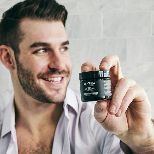 Brickell Men'S Revitalizing Anti-Aging Cream For Men, Natural & Organic Anti Wrinkle Night Face Cream, 59 Ml, Unscented