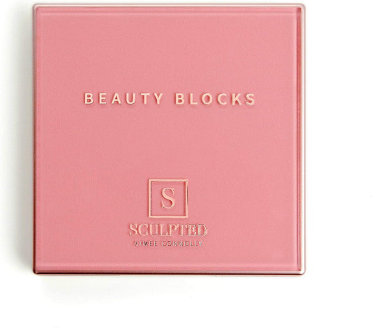 Beauty Blocks 4-In-1 Face Palette From Sculpted By Aimee (Deep) - Vegan Bronzer, Blusher, Powder & Cream Highlighters To Define And Glow