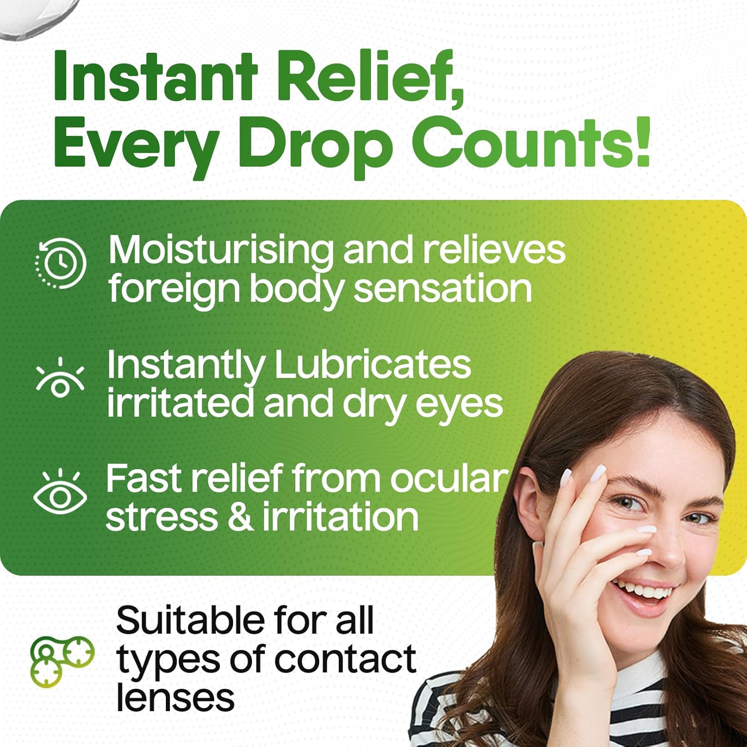 [New Launch] Ocufresh Everyday Single Dose Eye Drops [30 x 0.5ml vials] - Sodium Hyaluronate 0.2% - Daily Care for Dry, Tired, Itchy Eyes - Preservative Free - Contact Lens Friendly - Travel Friendly : Health & Personal Care