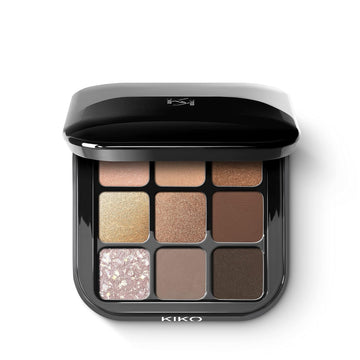 Kiko Milano Glamour Multi Finish Eyeshadow Palette | 9 Eyeshadows In Different Finishes