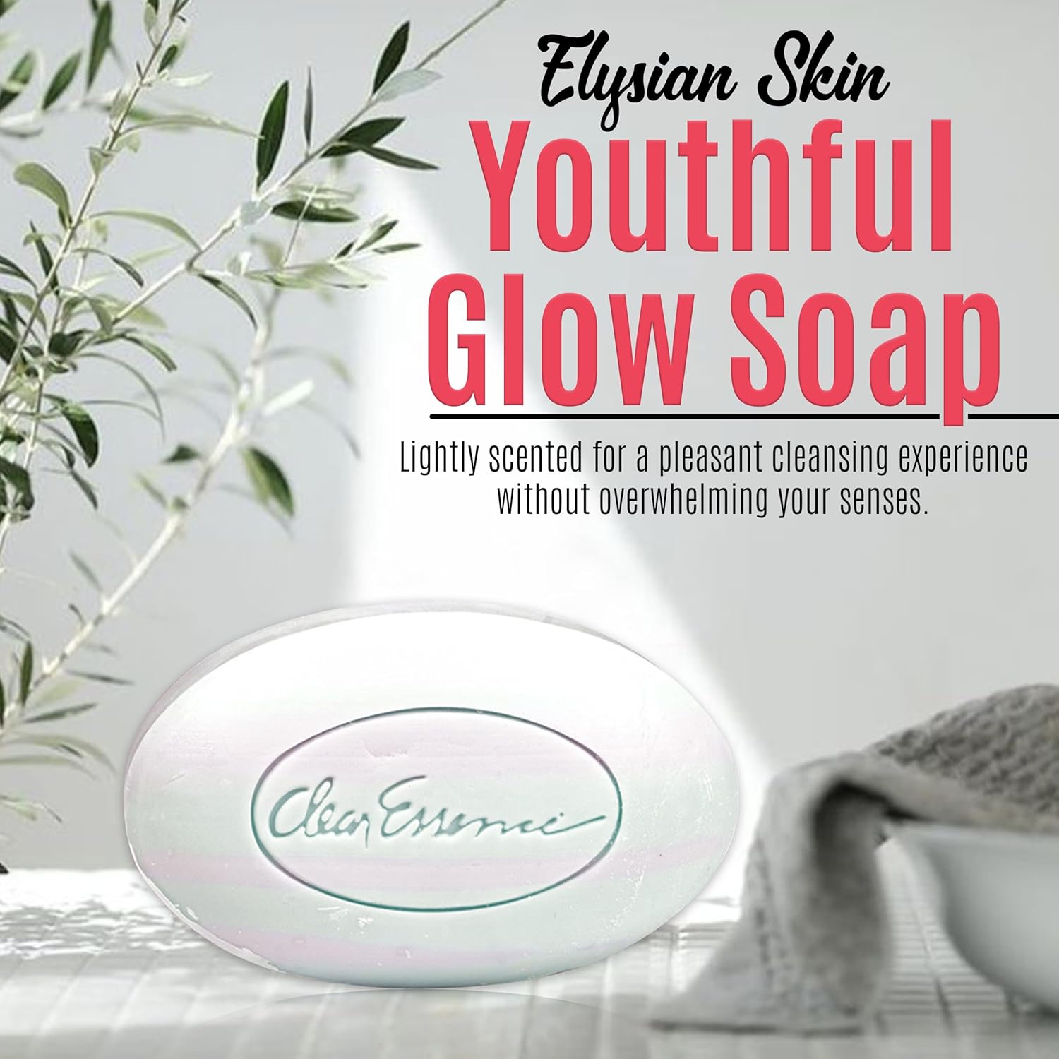 Clear Essence Anti-Aging Complexion Soap W/Alpha Hydroxy Acid - Cleansing And Exfoliating Soap Bar - Anti Aging And Acne Bar - Dermatologist Tested - All Skin Types (5 Oz.) : Beauty & Personal Care