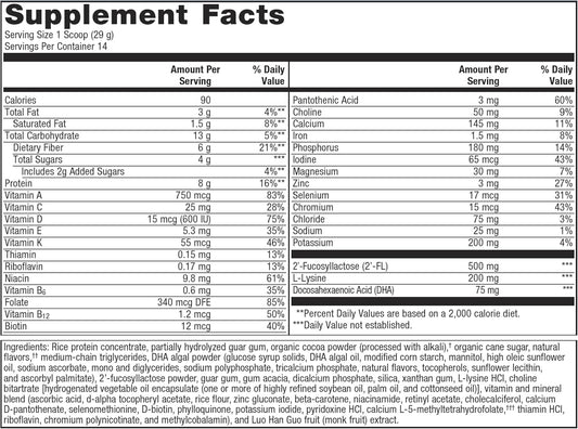 Metagenics Metakids Nutrition Powder - Nutritional Support For Children’S Health* - Chocolate - 14.32 Oz - 14 Servings